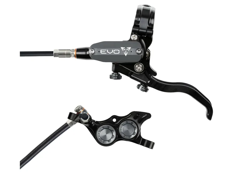 Hope Brake EVO TR4 - No Rotor - Right Hand in Black/Smoke