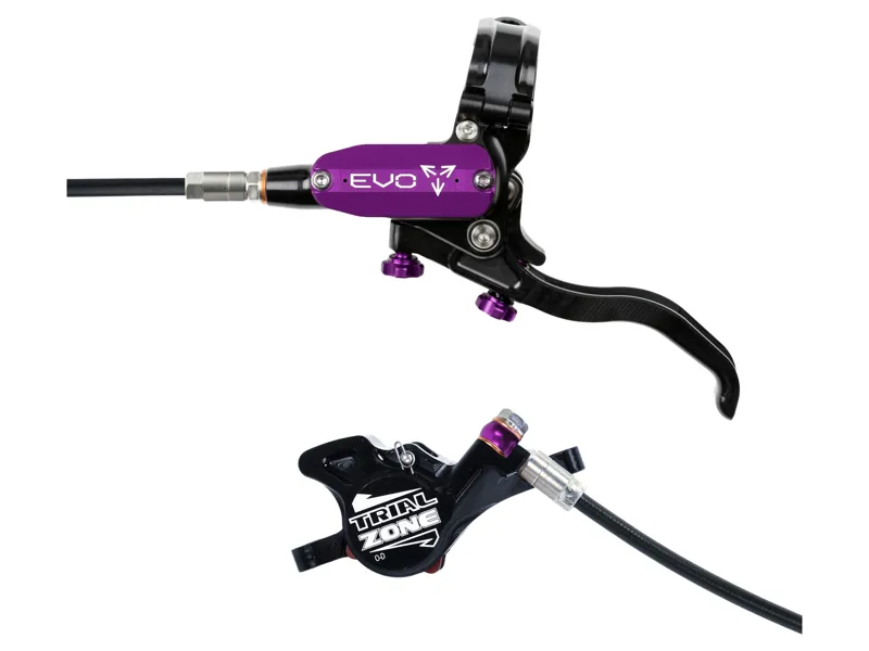 Hope Brake EVO Trial Zone No.9 - No Rotor - Left Hand in Purple
