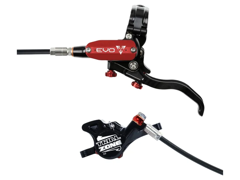 Hope Brake EVO Trial Zone No.9 - No Rotor - Left Hand in Red