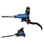 Hope Brake EVO X2 Flat Mount - No Rotor - Right Hand in Black/Blue