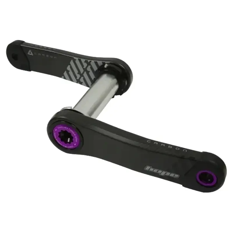 Balfes Bikes Hope Carbon Crankset 68/73mm in Purple | Free postage over £30, £10 off first order, price match & 0% finance.