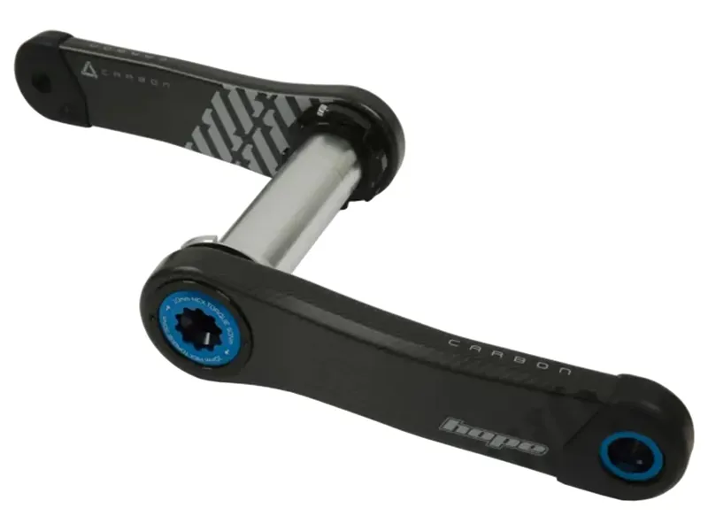 Hope Carbon 73mm Wide Crankset in Blue