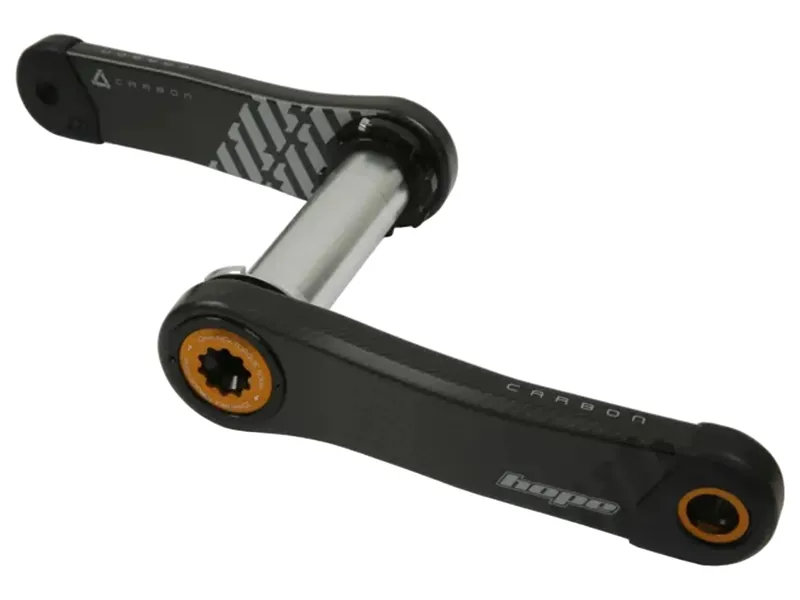 Hope Carbon 73mm Wide Crankset in Orange