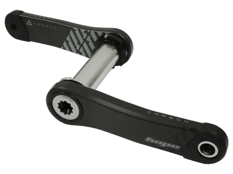 Hope Carbon 73mm Wide Crankset in Silver
