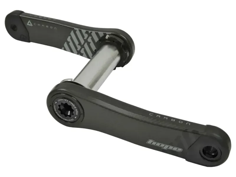 Hope Carbon 68/73mm Crankset in Black