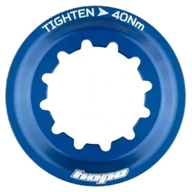 Balfes Bikes Hope Centre-Lock Lockring in Blue | Free postage over £30, £10 off first order, price match & 0% finance.