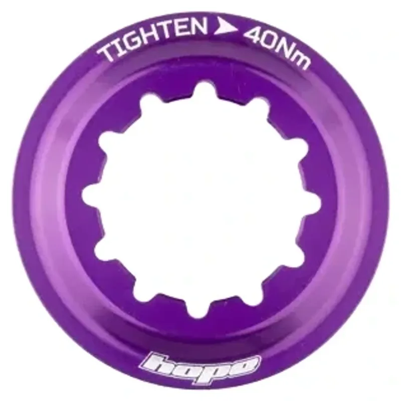 Balfes Bikes Hope Centre-Lock Lockring in Purple | Free postage over £30, £10 off first order, price match & 0% finance.