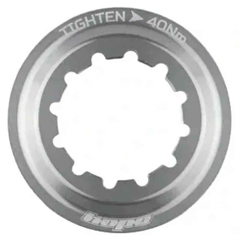 Balfes Bikes Hope Centre-Lock Lockring in Silver | Free postage over £30, £10 off first order, price match & 0% finance.