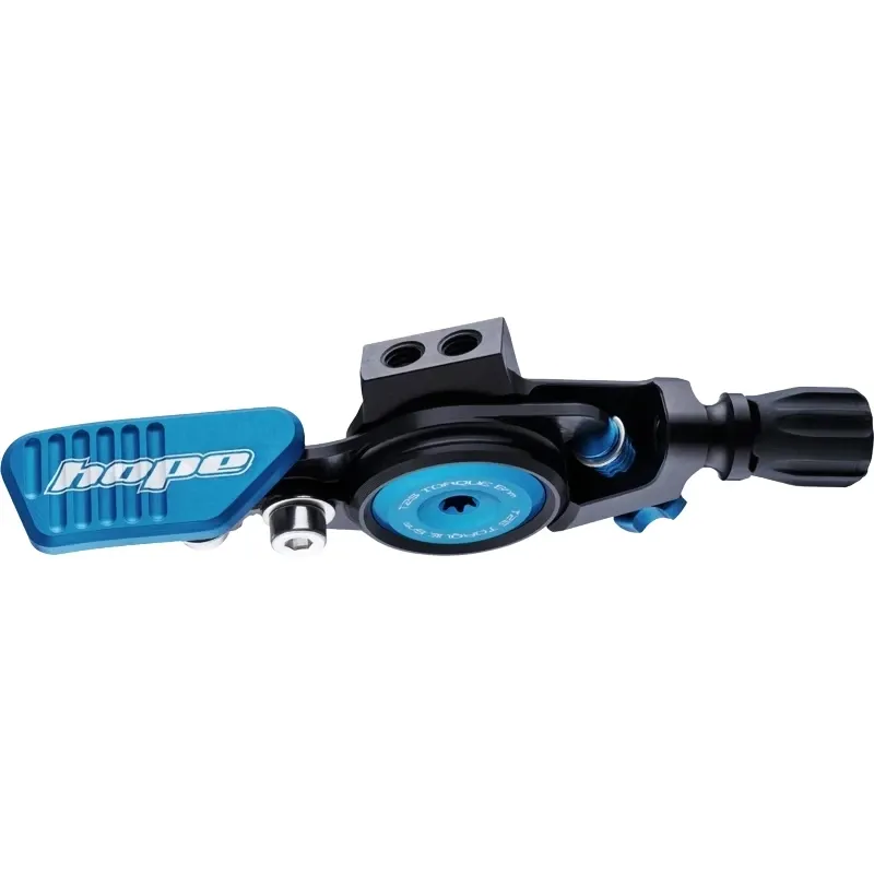 Balfes Bikes Hope Dropper Post Lever in Black/Blue | Free postage over £30, £10 off first order, price match & 0% finance.