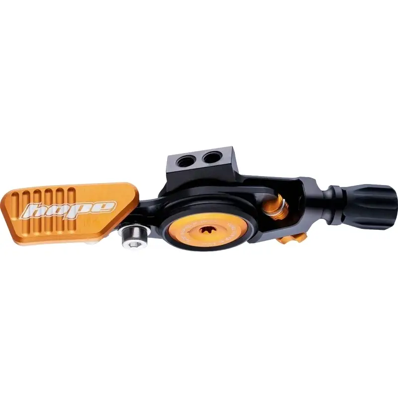 Balfes Bikes Hope Dropper Post Lever in Black/Orange | Free postage over £30, £10 off first order, price match & 0% finance.