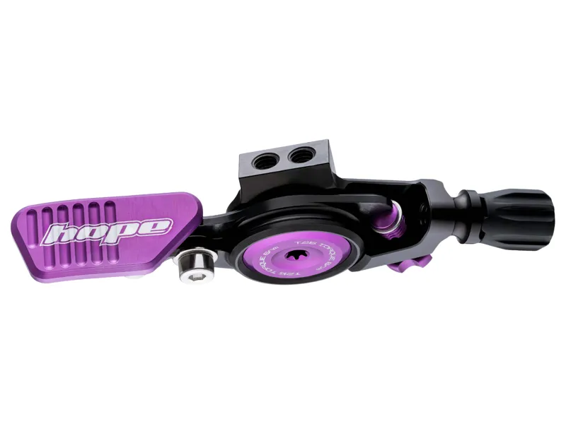 Hope Dropper Post Lever in Black/Purple