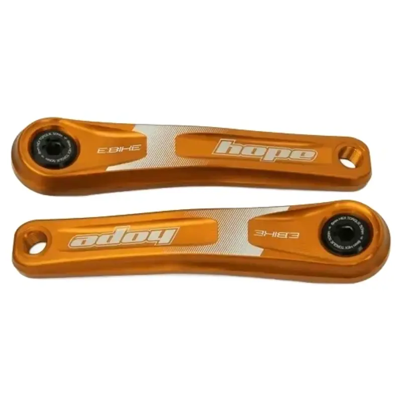 Balfes Bikes Hope E-Bike 165mm Crankset in Orange | Free postage over £30, £10 off first order, price match & 0% finance.
