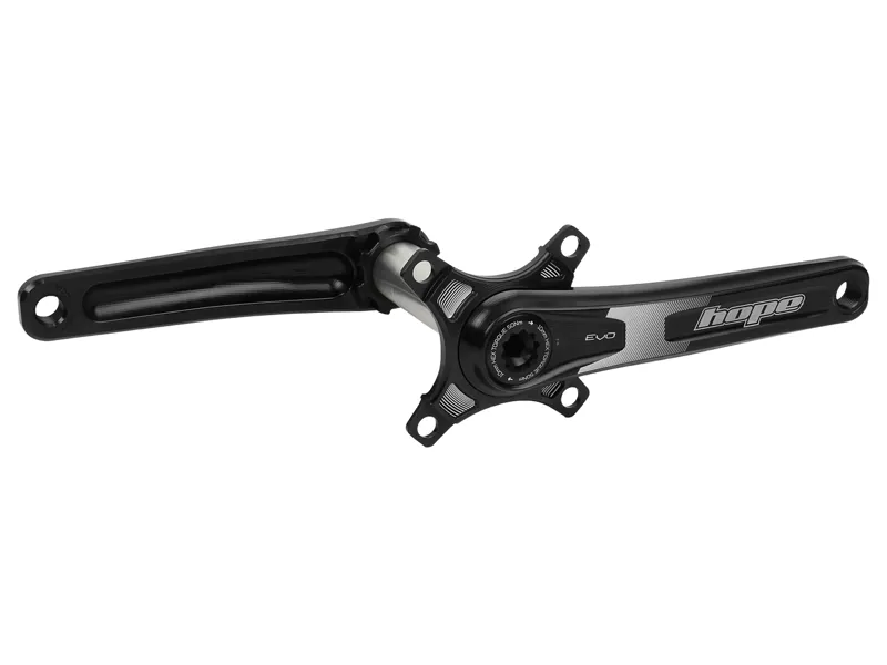 Hope EVO 68/73mm Single Spider Crankset in Black