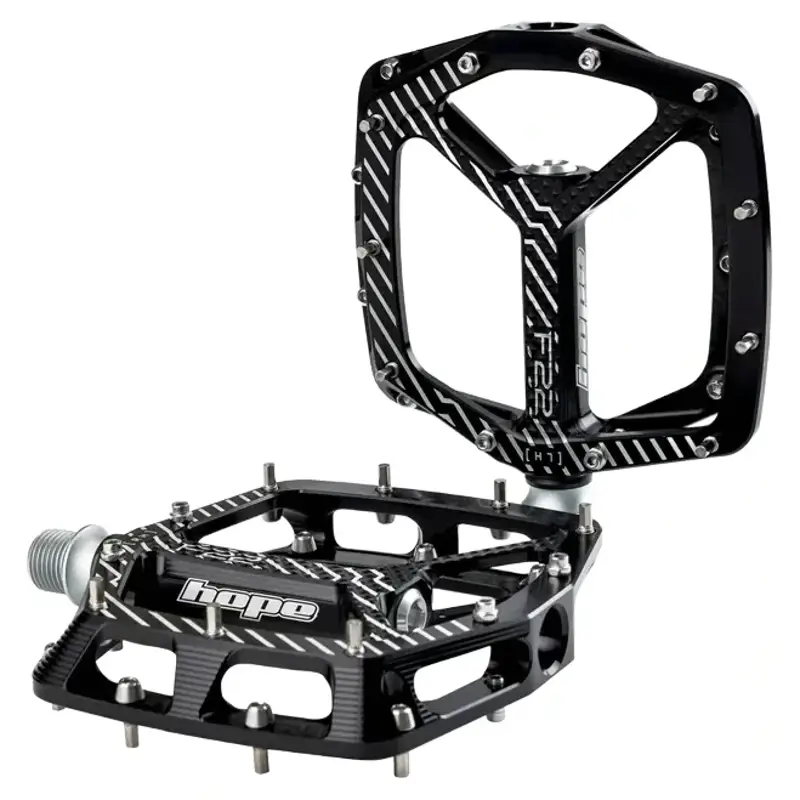 Balfes Bikes Hope F22 Flat Pedals in Black | Free postage over £30, £10 off first order, price match & 0% finance.
