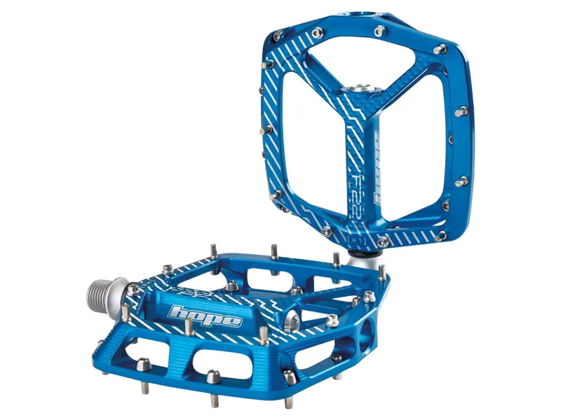 Hope F22 Pedals Pair in Blue