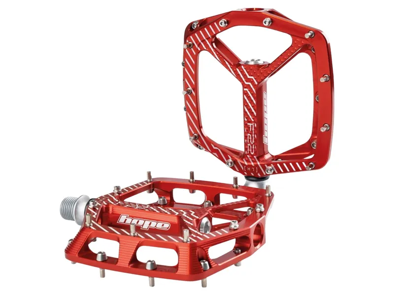 Hope F22 Pedals Pair in Red