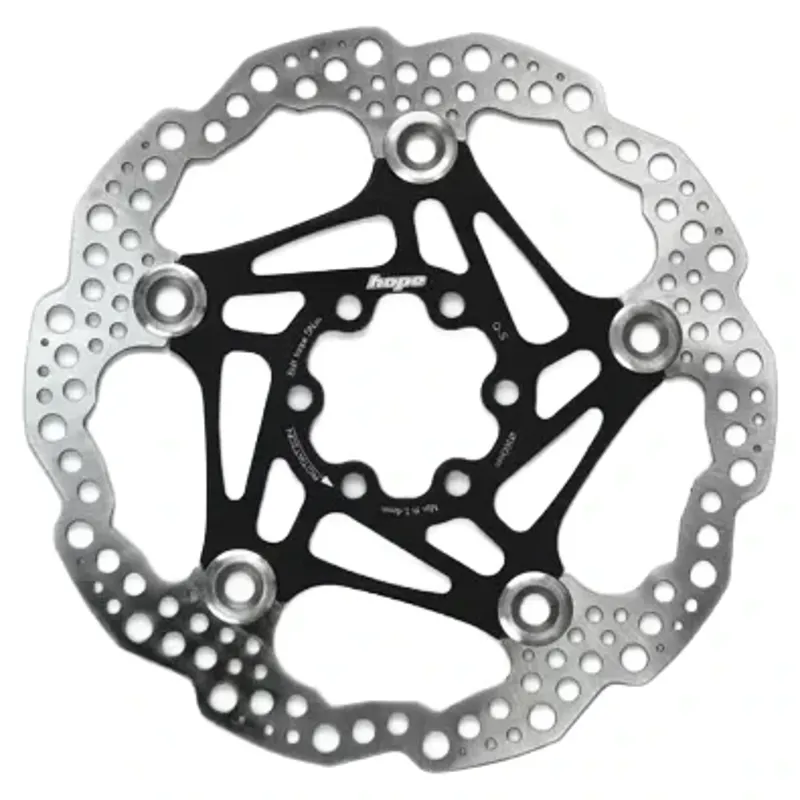 Balfes Bikes Hope Floating Disc 6 Bolt 160mm Rotor in Black | Free postage over £30, £10 off first order, price match & 0% finance.