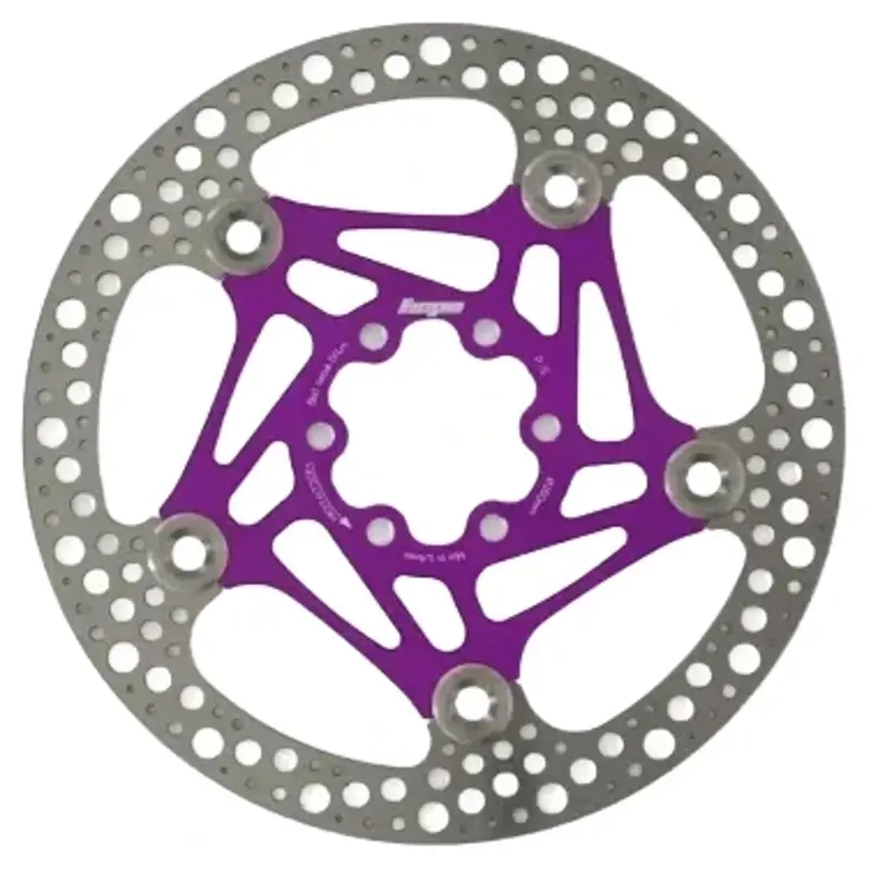 Balfes Bikes Hope Floating Disc 6 Bolt 160mm Rotor in Purple | Free postage over £30, £10 off first order, price match & 0% finance.