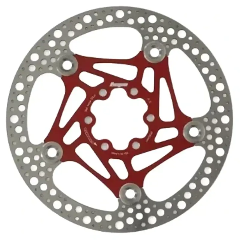 Balfes Bikes Hope Floating Disc 6 Bolt 160mm Rotor in Red | Free postage over £30, £10 off first order, price match & 0% finance.