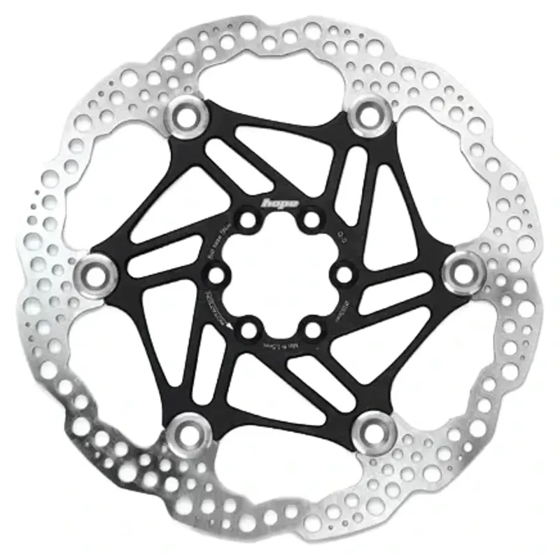 Balfes Bikes Hope Floating Disc 6 Bolt 183mm Rotor in Black | Free postage over £30, £10 off first order, price match & 0% finance.