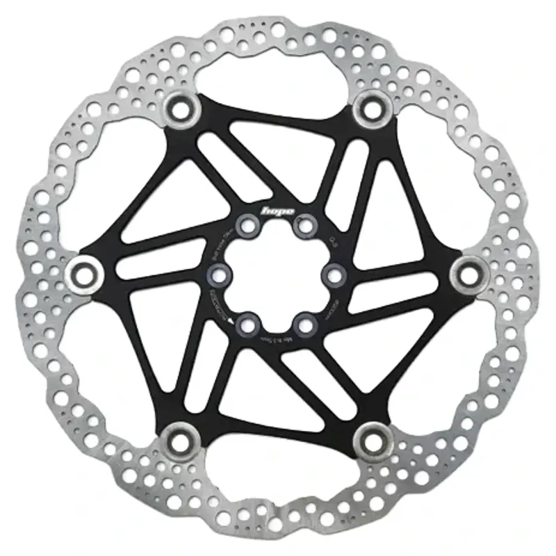 Balfes Bikes Hope Floating Disc 6 Bolt 200mm Rotor in Black | Free postage over £30, £10 off first order, price match & 0% finance.