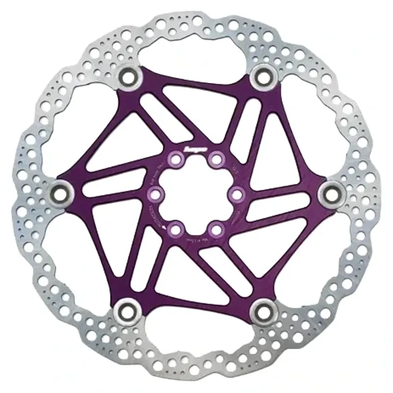 Balfes Bikes Hope Floating Disc 6 Bolt 200mm Rotor in Purple | Free postage over £30, £10 off first order, price match & 0% finance.