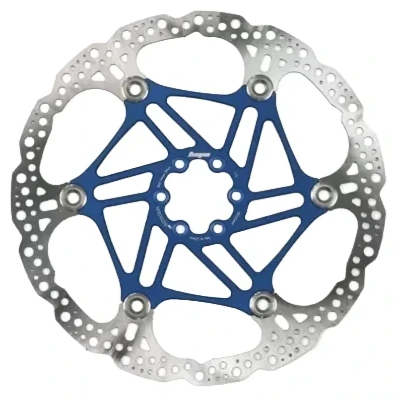 Balfes Bikes Hope Floating Disc 6 Bolt 220mm Rotor in Blue | Free postage over £30, £10 off first order, price match & 0% finance.