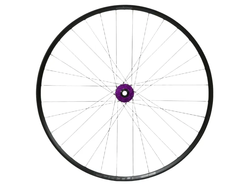 Hope Fortus 23W Pro 5 29ER 110mm Boost Front Wheel in Black/Purple