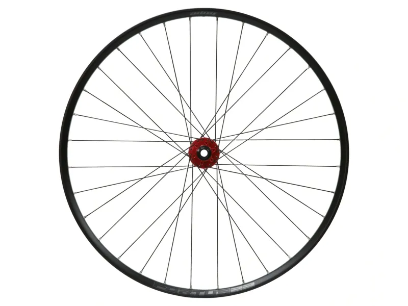 Balfes Bikes Hope Fortus 23W Pro 5 29ER 100x15mm QR Front Wheel in Black/Red | Free postage over £30, £10 off first order, price match & 0% finance.