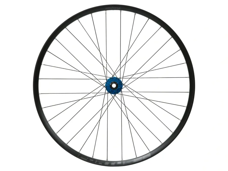 Balfes Bikes Hope Fortus 26W Pro 5 26in 6-Bolt 100x15mm Front Wheel in Black/Blue | Free postage over £30, £10 off first order, price match & 0% finance.