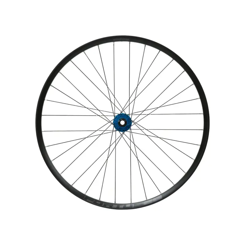 Balfes Bikes Hope Fortus 26W Pro 5 26in 6-Bolt 100x15mm Front Wheel in Black/Blue | Free postage over £30, £10 off first order, price match & 0% finance.