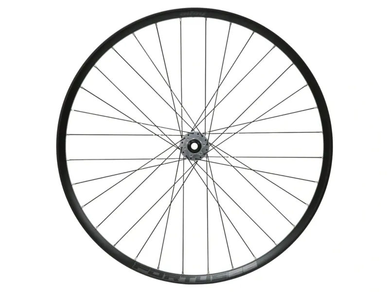 Balfes Bikes Hope Fortus 26W Pro 5 26in 6-Bolt 100x15mm Front Wheel in Black/Silver | Free postage over £30, £10 off first order, price match & 0% finance.