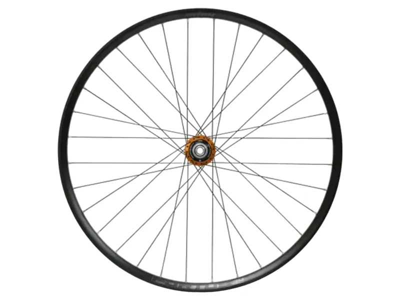 Hope Fortus 30SC Pro 5 27.5in 6-Bolt Rear Wheel 150mm in Black/Orange
