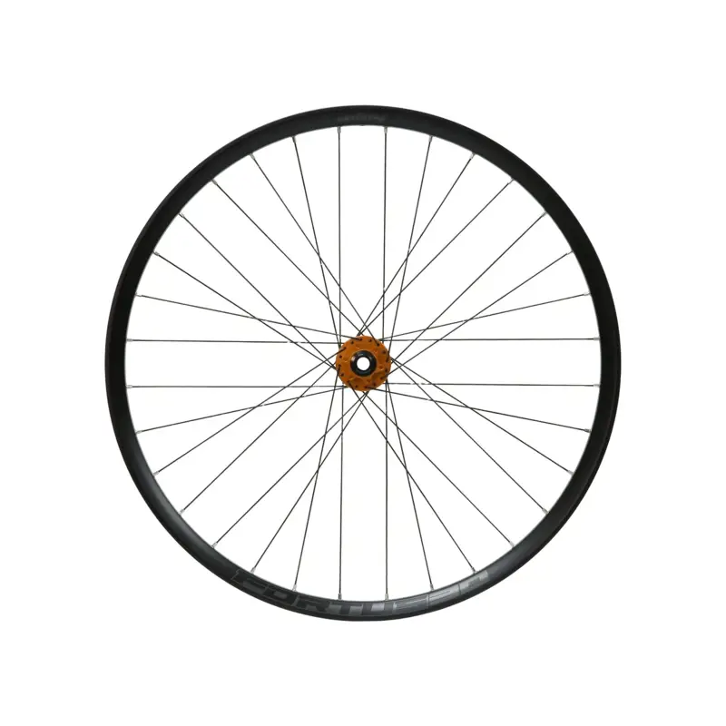 Balfes Bikes Hope Fortus 30W Pro 5 27.5in 6-Bolt Boost Front Wheel in Black/Orange | Free postage over £30, £10 off first order, price match & 0% finance.