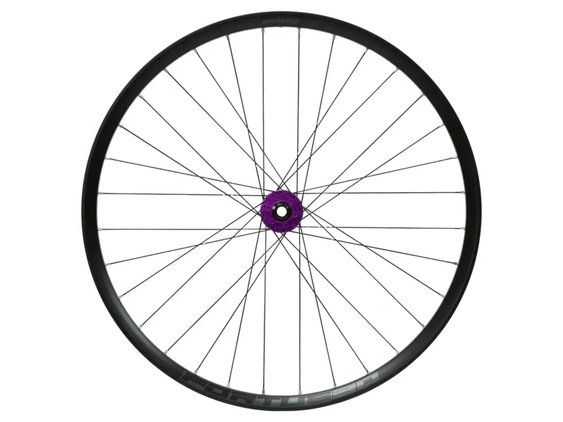 Hope Fortus 30W Pro 5 27.5in 6-Bolt Boost Front Wheel in Black/Purple