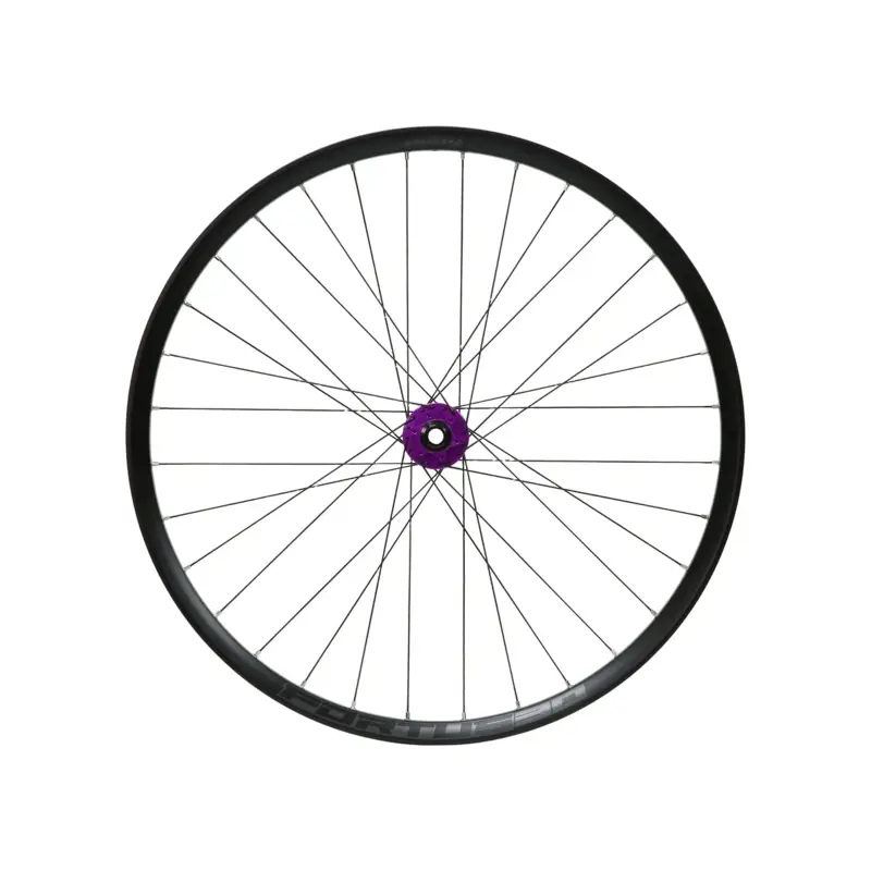 Balfes Bikes Hope Fortus 30W Pro 5 27.5in 6-Bolt Boost Front Wheel in Black/Purple | Free postage over £30, £10 off first order, price match & 0% finance.