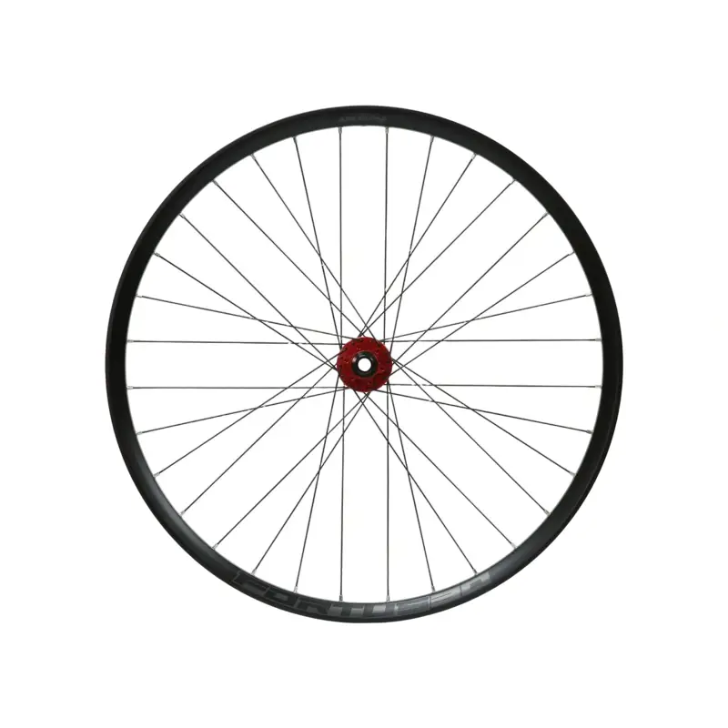 Balfes Bikes Hope Fortus 30W Pro 5 27.5in 6-Bolt Boost Front Wheel in Black/Red | Free postage over £30, £10 off first order, price match & 0% finance.