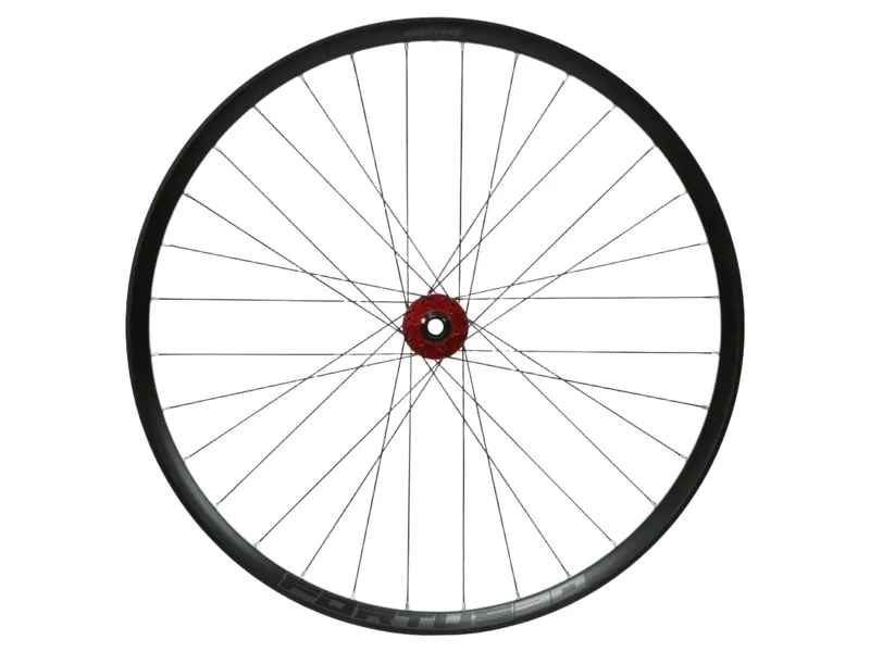 Hope Fortus 30W Pro 5 27.5in 6-Bolt Boost Front Wheel in Black/Red