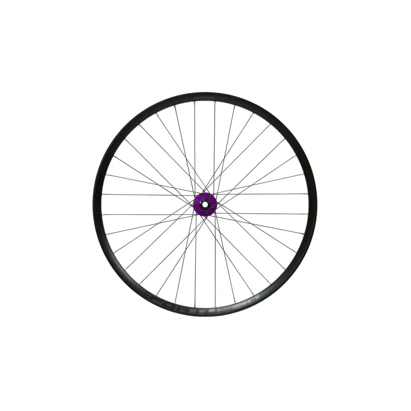 Balfes Bikes Hope Fortus 30W Pro 5 29ER 100x15mm QR Front Wheel in Black/Purple | Free postage over £30, £10 off first order, price match & 0% finance.