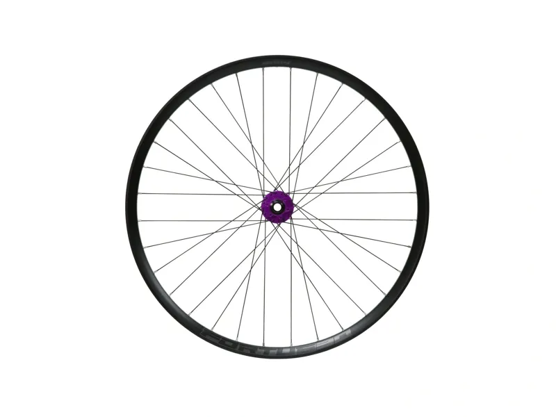 Hope Fortus 30W Pro 5 29ER 6-Bolt Boost Front Wheel in Black/Purple