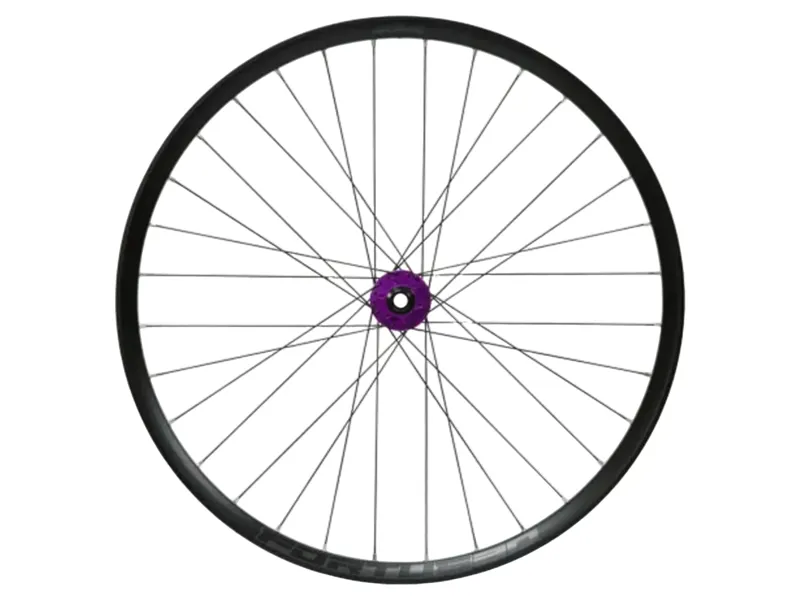 Balfes Bikes Hope Fortus 30W Pro 5 29in 6-Bolt Front Wheel in Black/Purple | Free postage over £30, £10 off first order, price match & 0% finance.