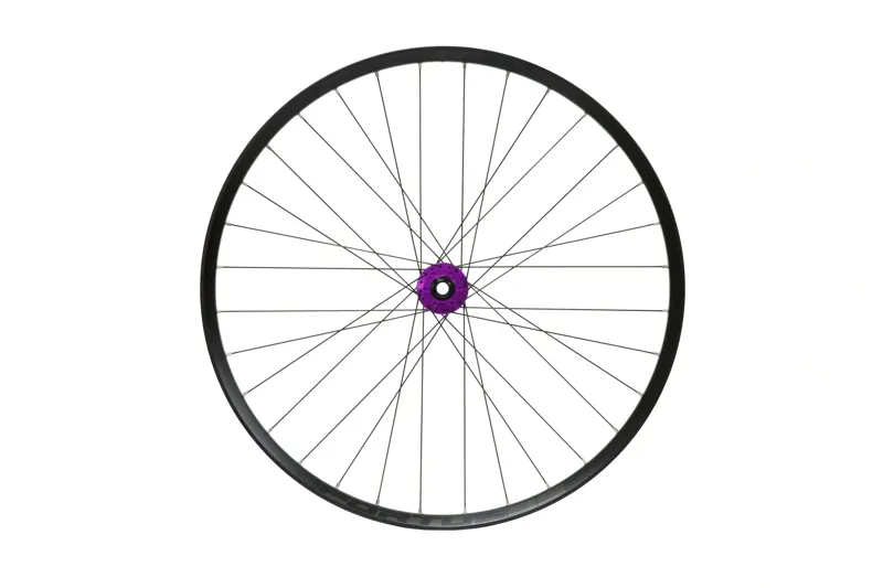 Hope Fortus 35W Pro 5 27.5in 6-Bolt Boost Front Wheel in Black/Purple