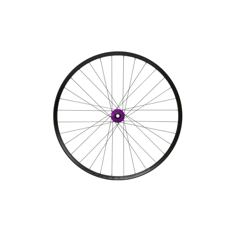 Balfes Bikes Hope Fortus 35W Pro 5 27.5in 6-Bolt Boost Front Wheel in Black/Purple | Free postage over £30, £10 off first order, price match & 0% finance.