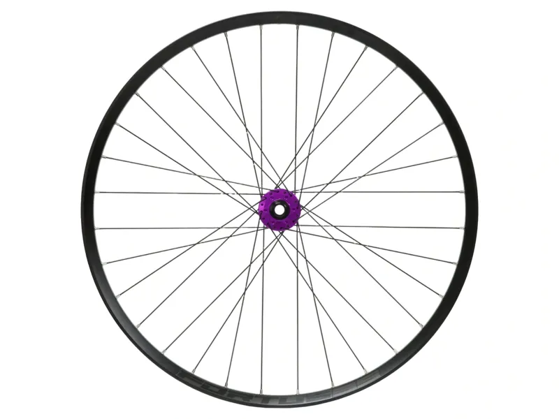 Balfes Bikes Hope Fortus 35W Pro 5 29ER 6-Bolt QR Front Wheel in Black/Purple | Free postage over £30, £10 off first order, price match & 0% finance.