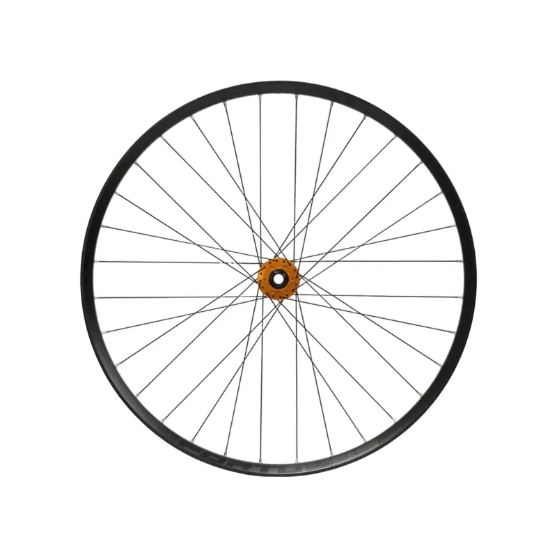 Balfes Bikes Hope Fortus 35W Pro 5 29ER 6-Bolt QR Front Wheel in Black/Orange | Free postage over £30, £10 off first order, price match & 0% finance.