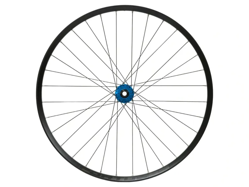 Balfes Bikes Hope Fortus 35W Pro 5 29ER 6-Bolt Boost Front Wheel in Black/Blue | Free postage over £30, £10 off first order, price match & 0% finance.