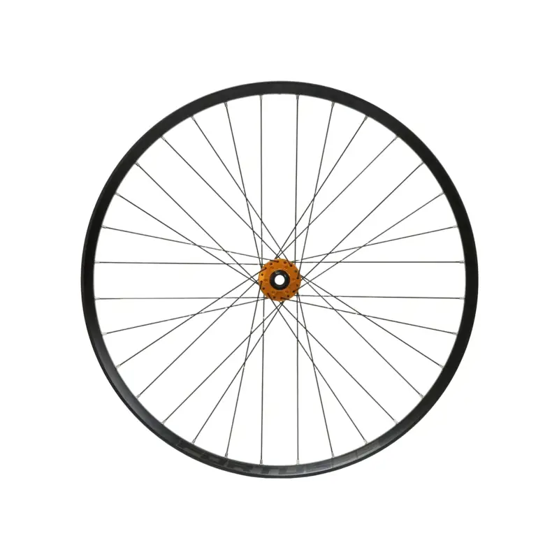 Balfes Bikes Hope Fortus 35W Pro 5 29ER 6-Bolt Boost Front Wheel in Black/Orange | Free postage over £30, £10 off first order, price match & 0% finance.