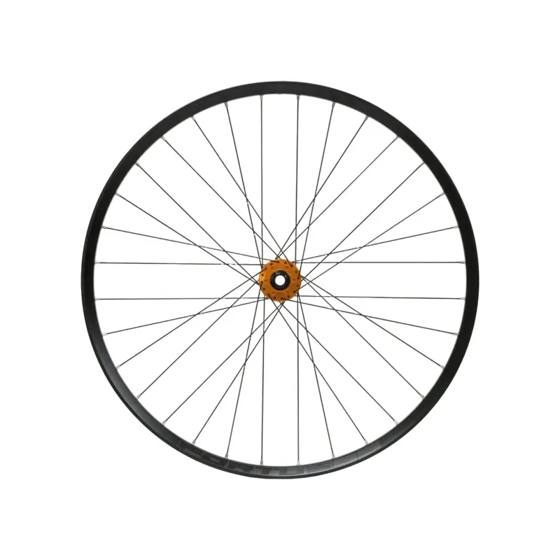 Balfes Bikes Hope Fortus 35W Pro 5 27.5in 6-Bolt 100x15mm Front Wheel Black/Orange | Free postage over £30, £10 off first order, price match & 0% finance.
