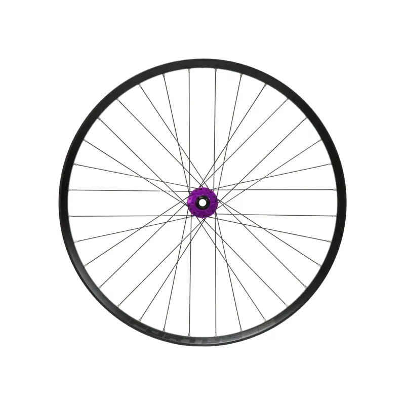 Balfes Bikes Hope Fortus 35W Pro 5 27.5in 6-Bolt 100x15mm Front Wheel Black/Purple | Free postage over £30, £10 off first order, price match & 0% finance.