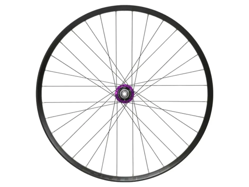 Hope Fortus 35W Pro 5 27.5in 6-Bolt Rear Wheel 150mm in Black/Purple